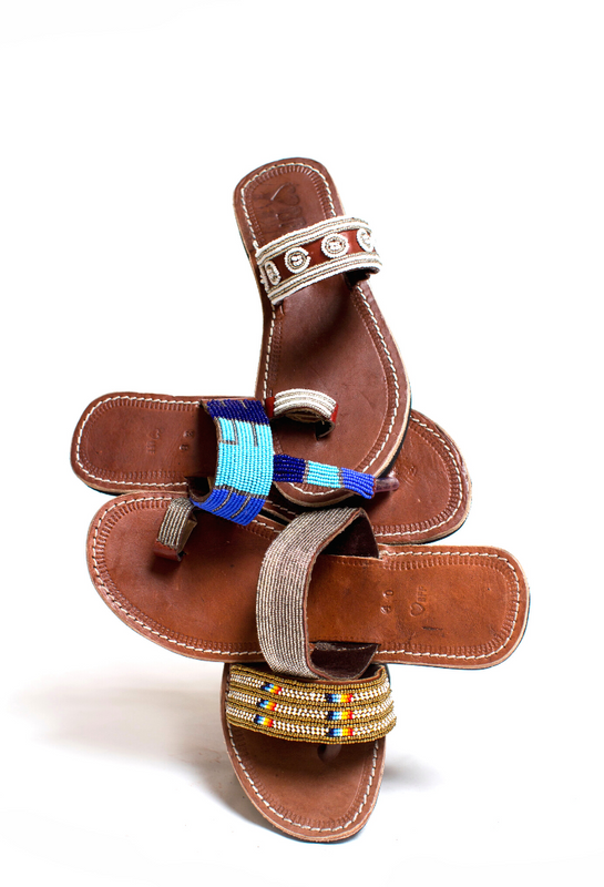 RoHo Goods - African Beaded Sandals Handcrafted in Kenya